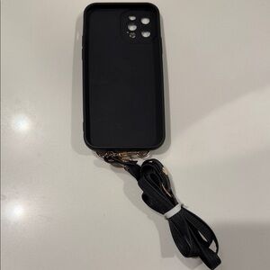 Black Phone Case with Strap